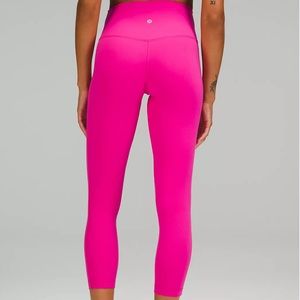 lululemon High Rise Align 25” in Pink Lychee Size 6